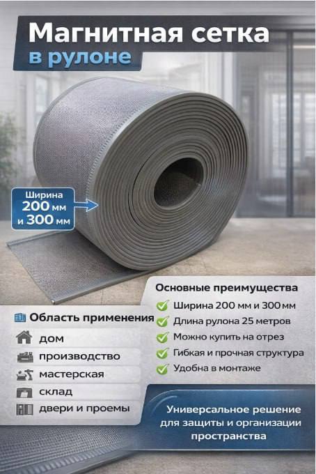Магнитная сетка на дверь